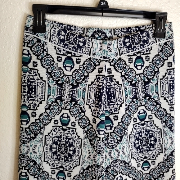 Free People Sun In The West knitted wide leg trousers in cream Blue Sz S - Picture 4 of 11